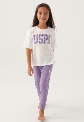 Kız Çocuk Lila Pijama Takımı - 50290943008