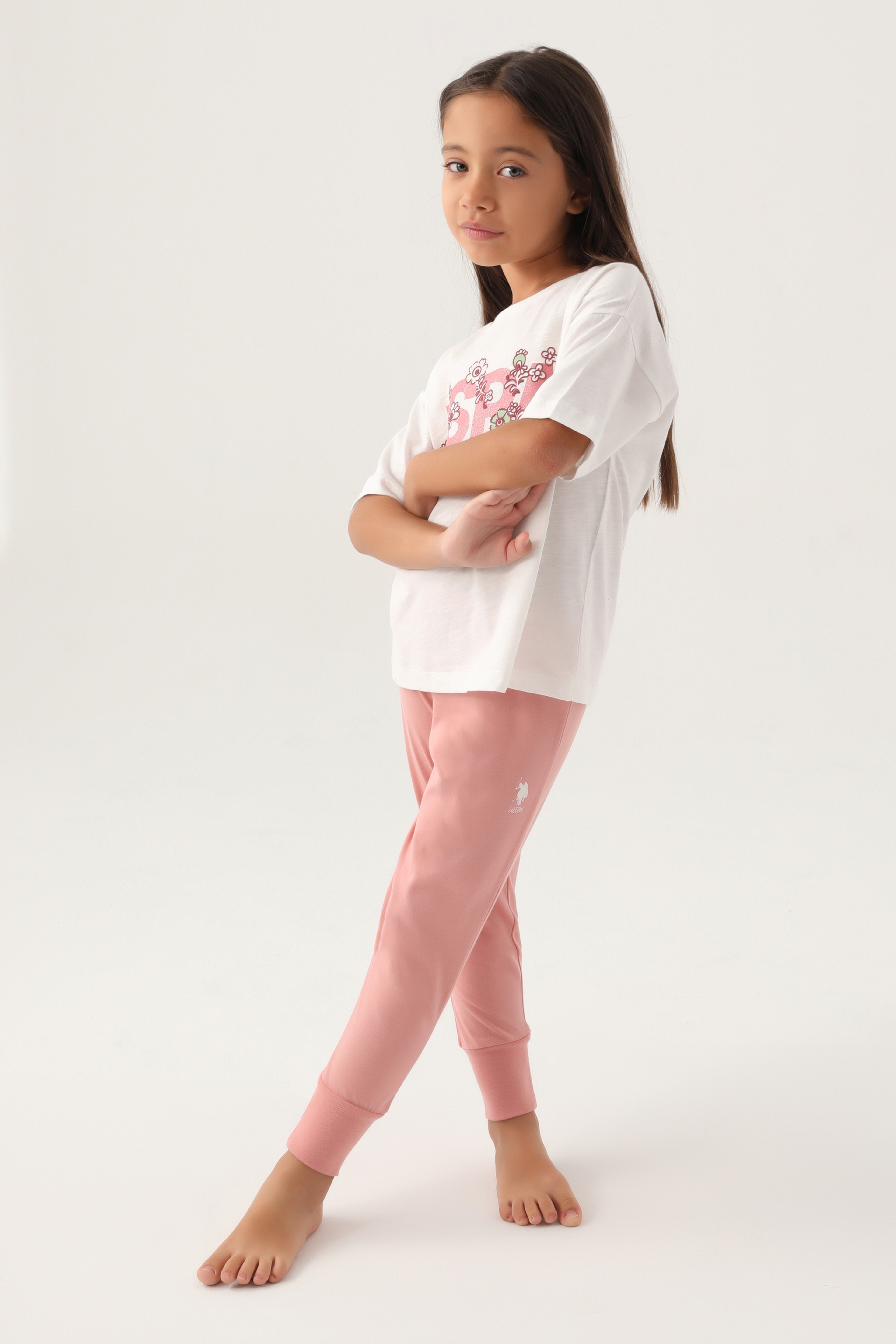 Kız Çocuk Pembe Alt Üst Takım - Image 2
