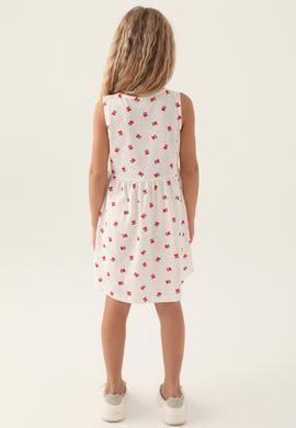 Kız Çocuk Kırmızı Örme Elbise - 50290953003