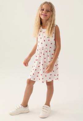 Kız Çocuk Kırmızı Örme Elbise - 50290953003