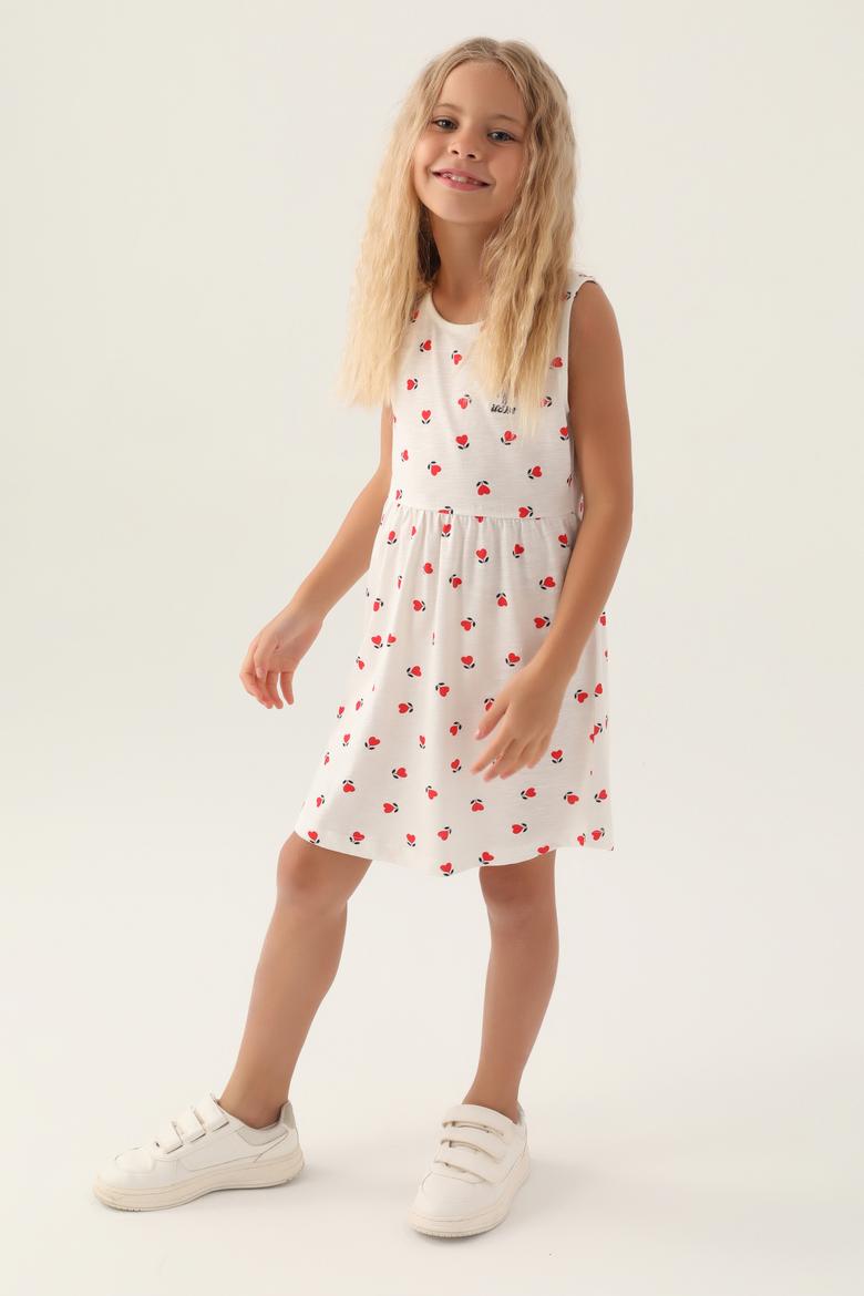 Kız Çocuk Kırmızı Örme Elbise - 50290953003