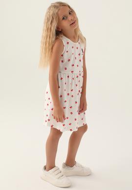Kız Çocuk Kırmızı Örme Elbise - 50290953003
