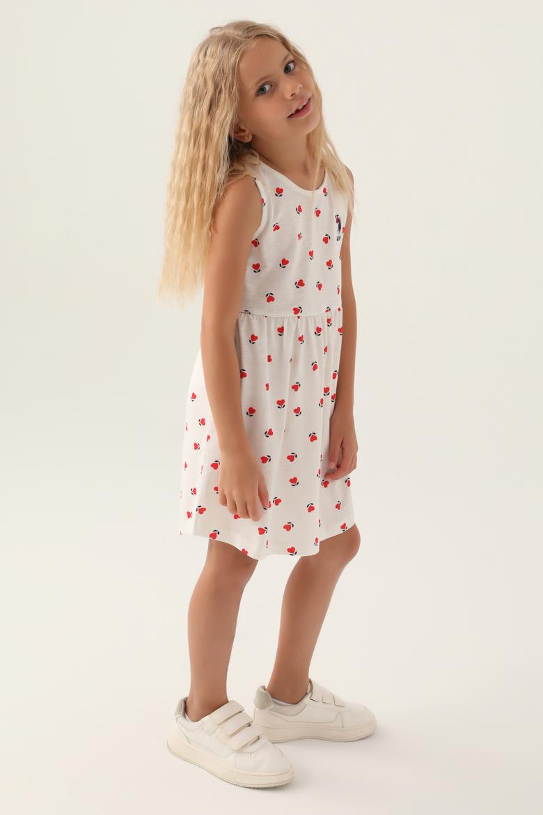 Kız Çocuk Kırmızı Örme Elbise - 50290953003