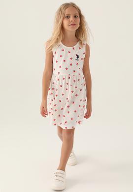 Kız Çocuk Kırmızı Örme Elbise - 50290953003