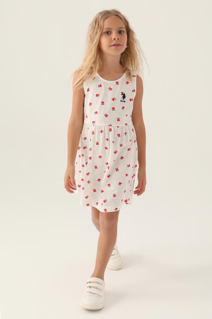 Kız Çocuk Kırmızı Örme Elbise