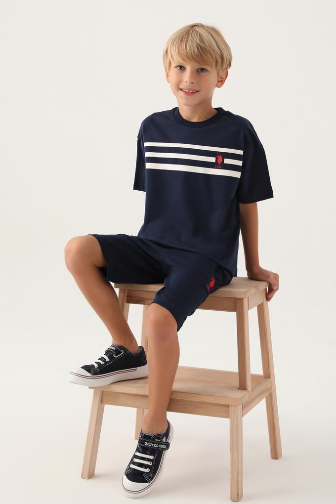 Erkek Çocuk Lacivert Pijama Takımı