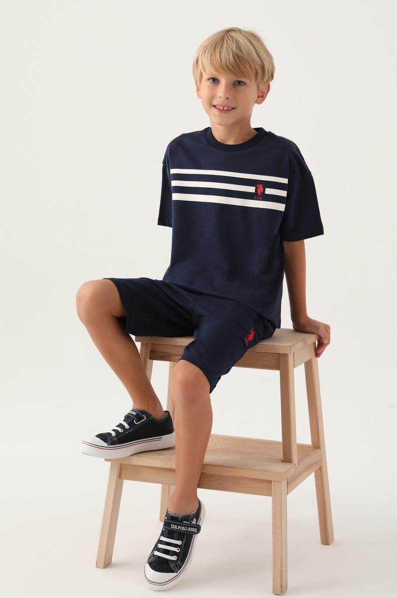 Erkek Çocuk Lacivert Pijama Takımı