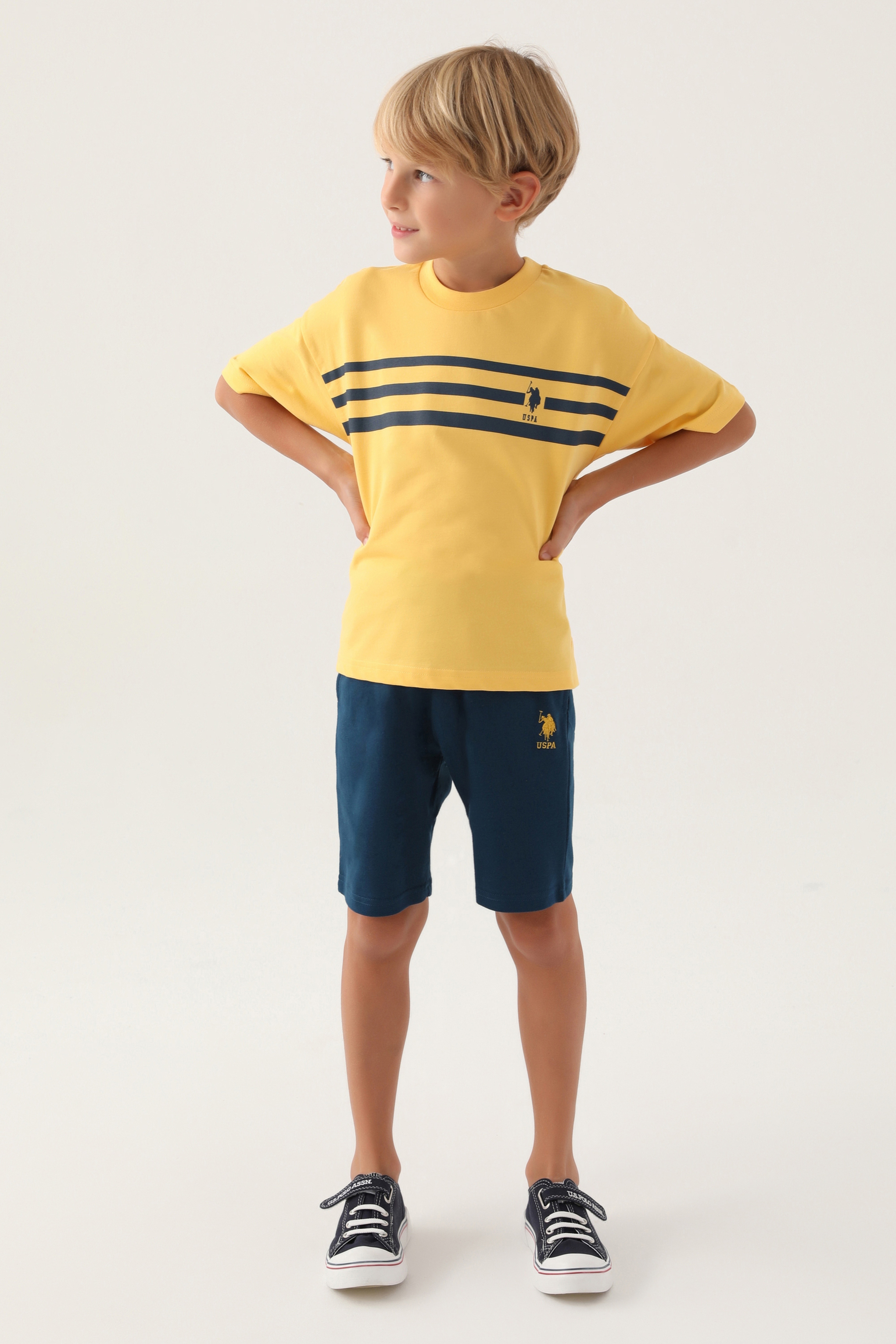 Erkek Çocuk Sarı Pijama Takımı - Image 3