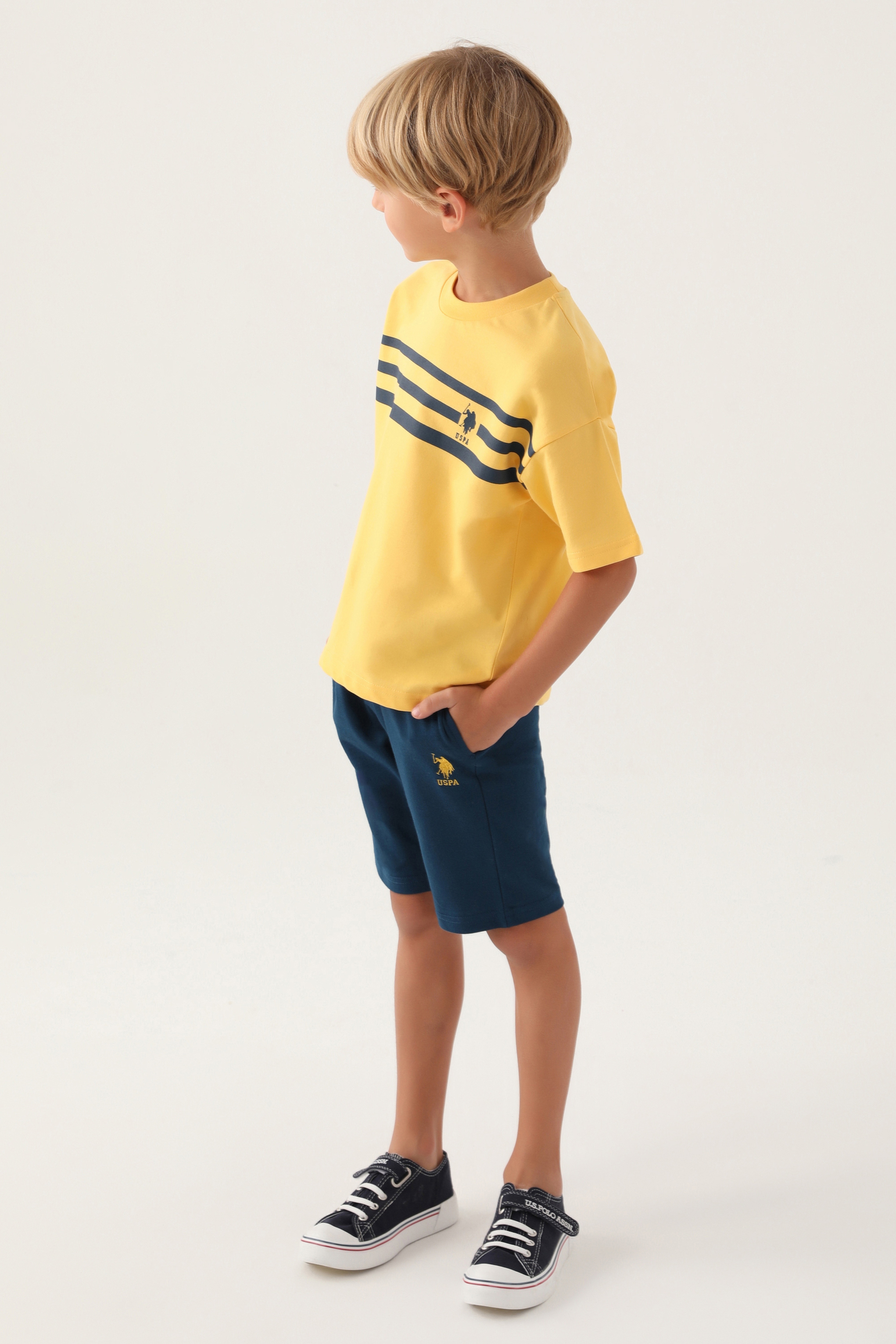 Erkek Çocuk Sarı Pijama Takımı