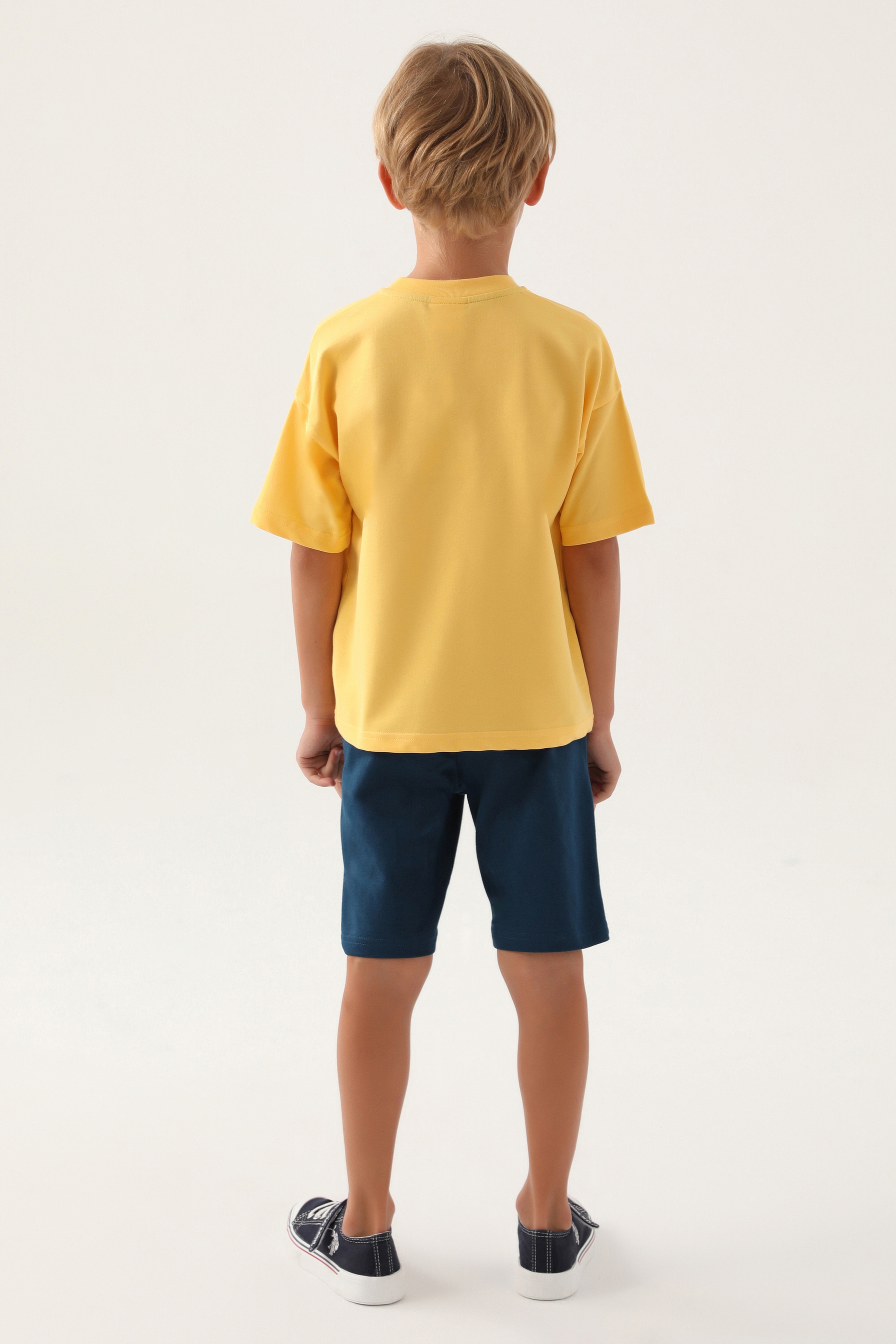Erkek Çocuk Sarı Pijama Takımı - Image 4