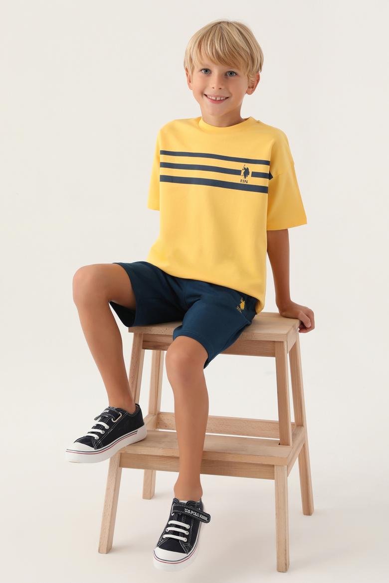 Erkek Çocuk Sarı Pijama Takımı