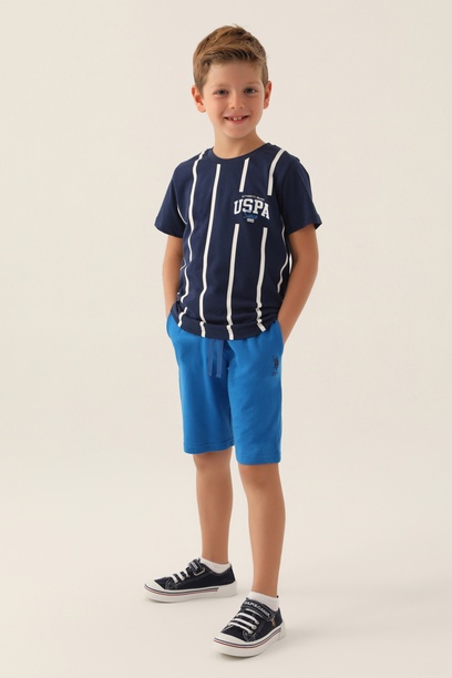 Erkek Çocuk Koyu Lacivert Pijama Takımı