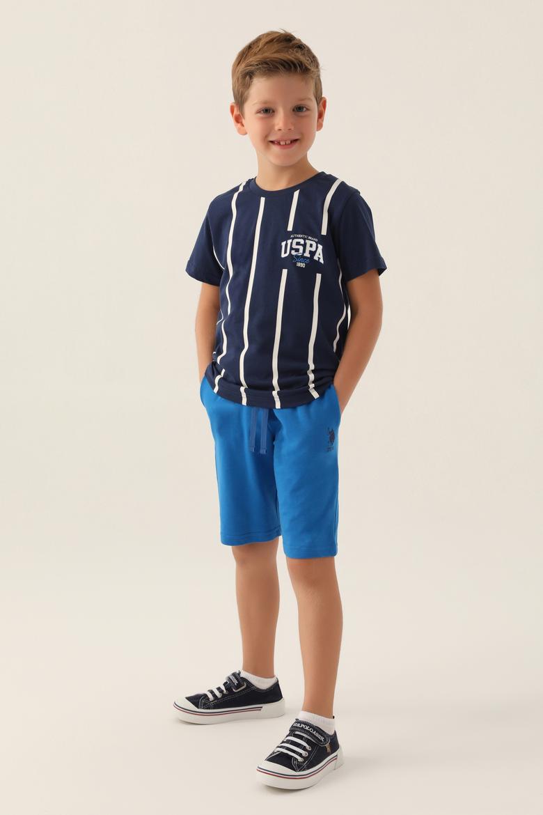 Erkek Çocuk Koyu Lacivert Pijama Takımı