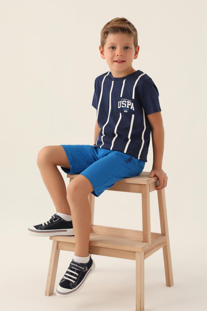 Erkek Çocuk Koyu Lacivert Pijama Takımı