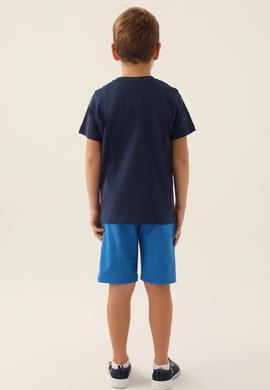 Erkek Çocuk Koyu Lacivert Pijama Takımı - 50291607012