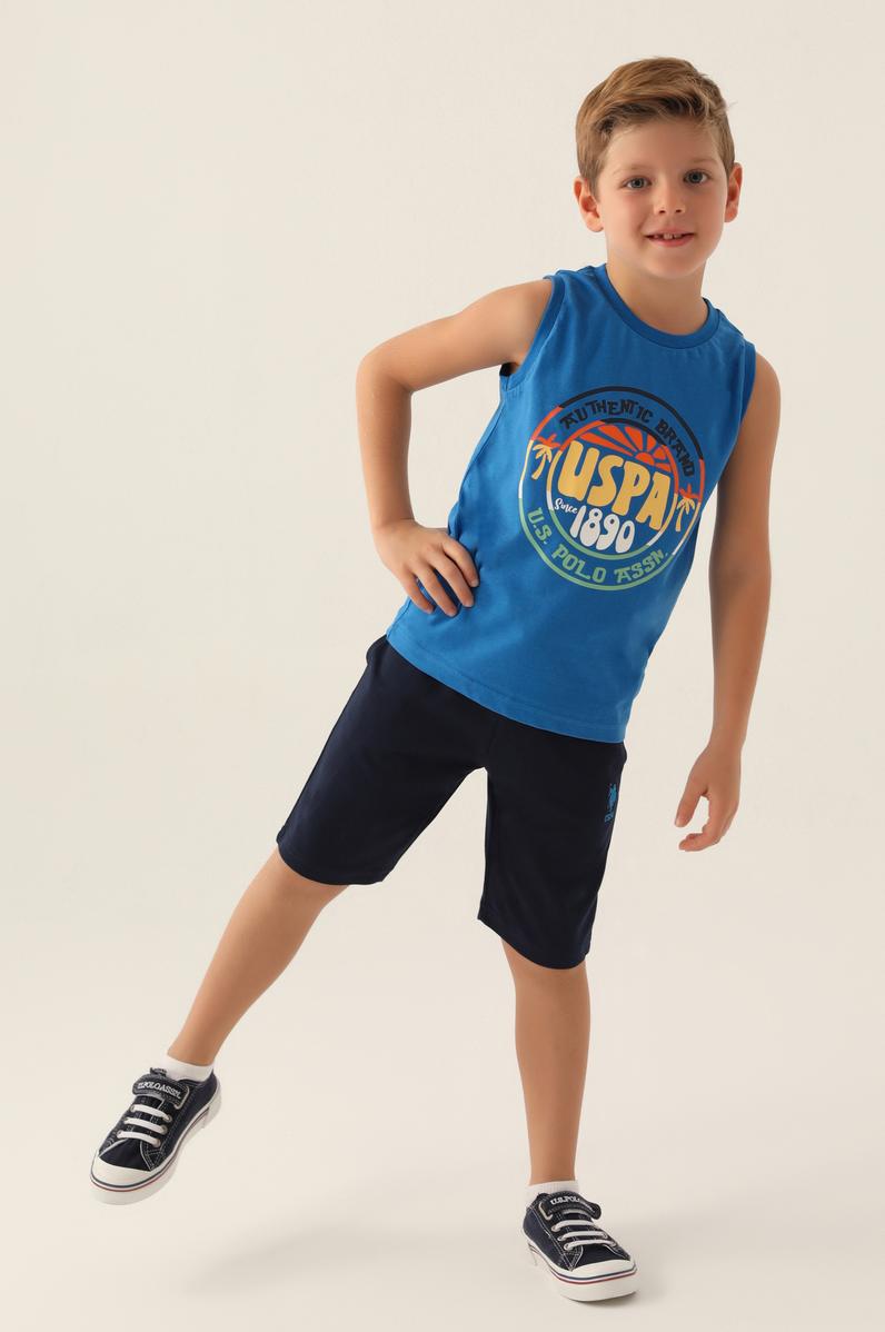 Erkek Çocuk Kobalt Mavi Pijama Takımı