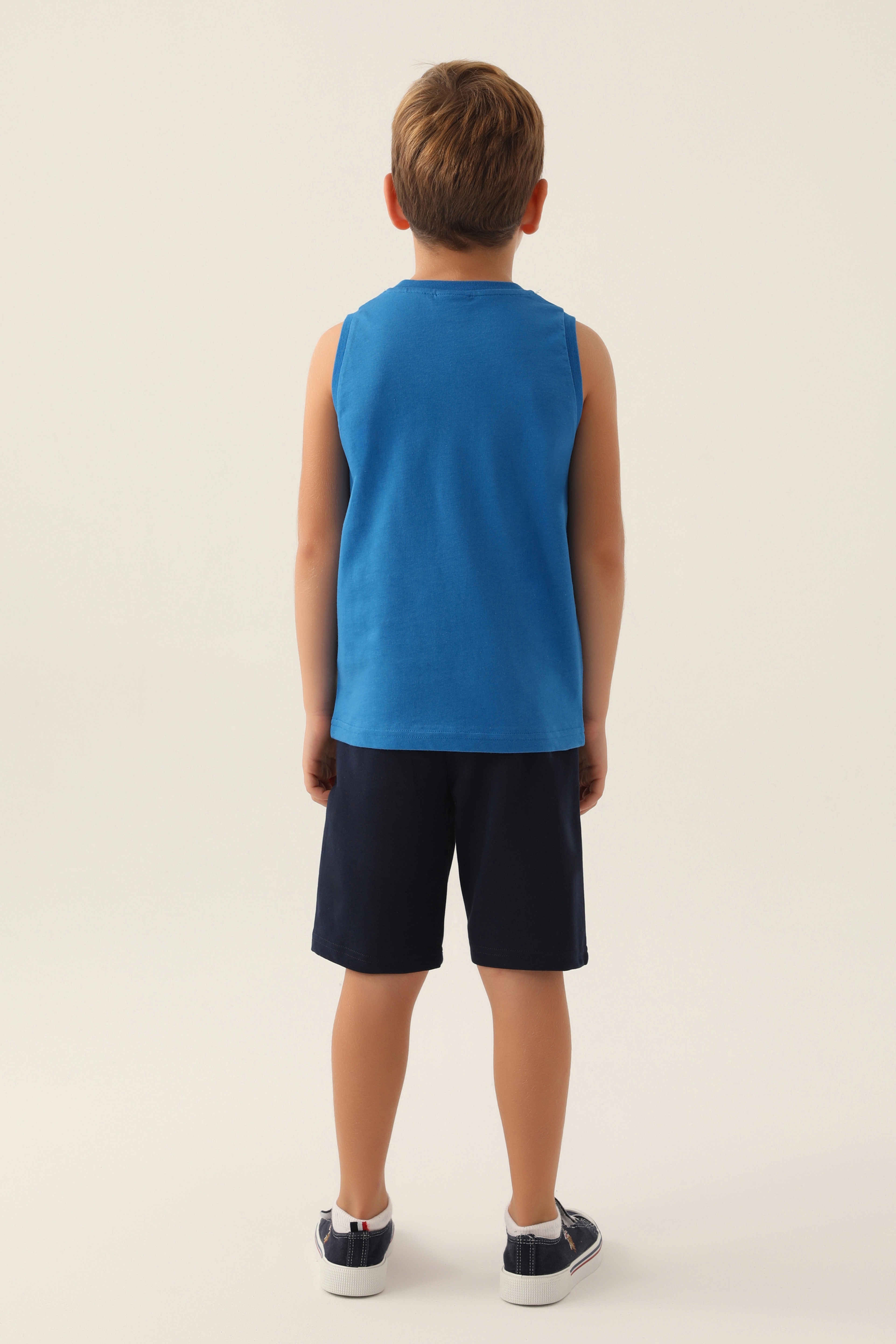 Erkek Çocuk Kobalt Mavi Pijama Takımı - Image 4