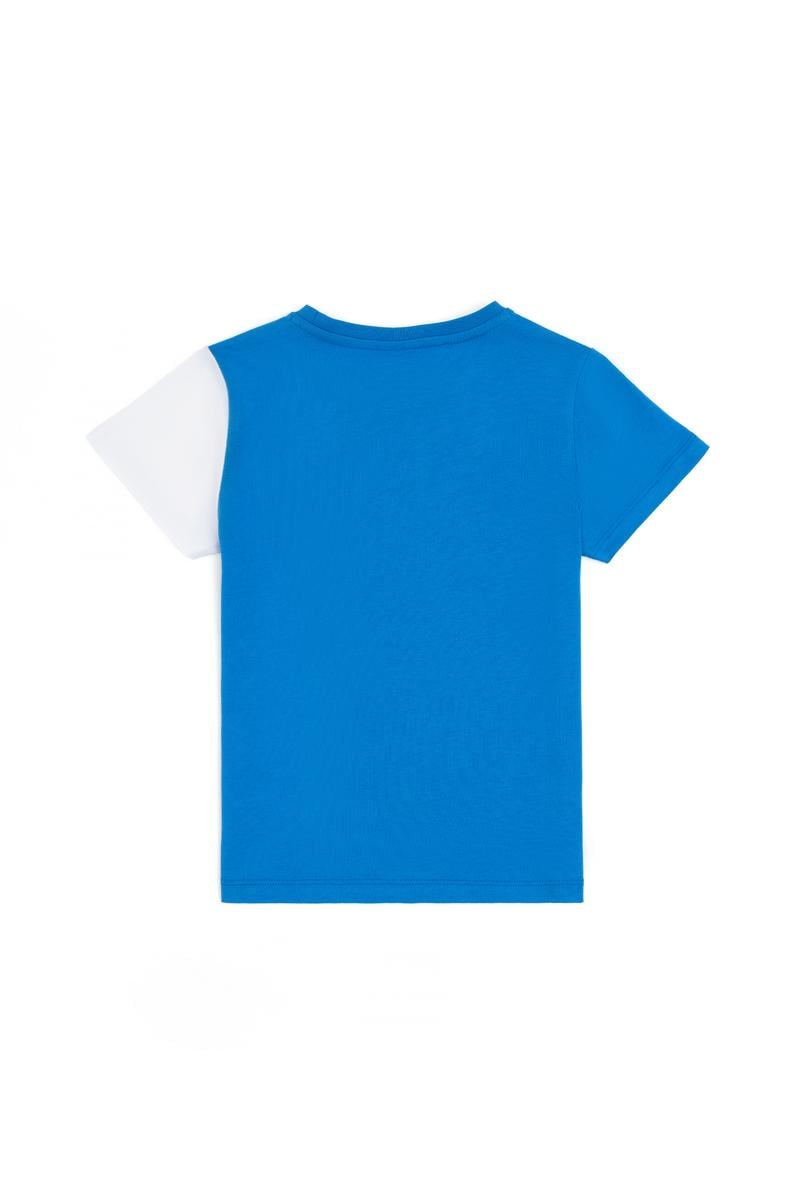 Erkek Çocuk Saks Bisiklet Yaka Tişört