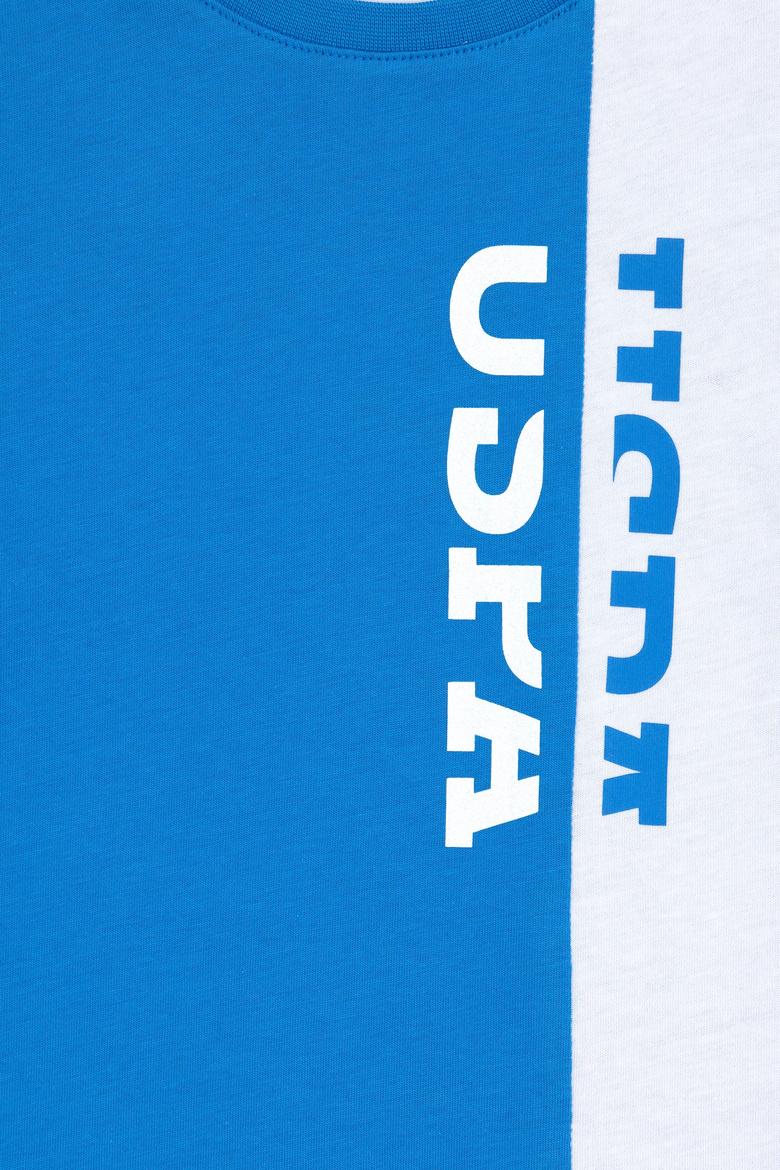 Erkek Çocuk Saks Bisiklet Yaka Tişört - 50284889050