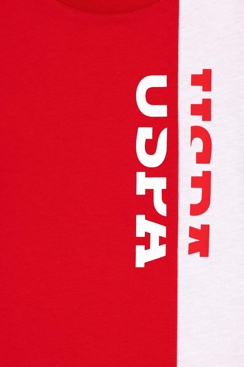 Erkek Çocuk Kırmızı Bisiklet Yaka Tişört