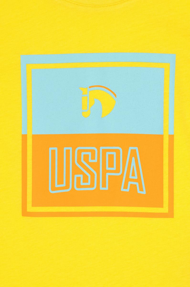 Erkek Çocuk Sarı Bisiklet Yaka Tişört