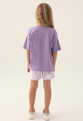 Kız Çocuk Lila Pijama Takımı - 50290945005