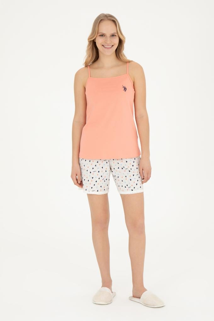 Kadın Somon Pijama Takımı