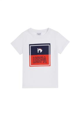 Erkek Çocuk Beyaz Bisiklet Yaka Tişört - 50284902036