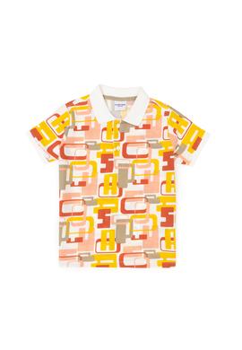 Erkek Çocuk Ekru Polo Yaka Tişört - 50281524016