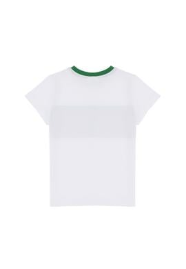 Erkek Çocuk Beyaz Bisiklet Yaka Tişört - 50284910011