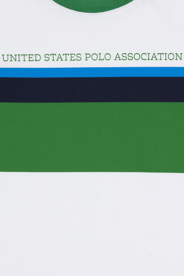 Erkek Çocuk Beyaz Bisiklet Yaka Tişört - 50284910011