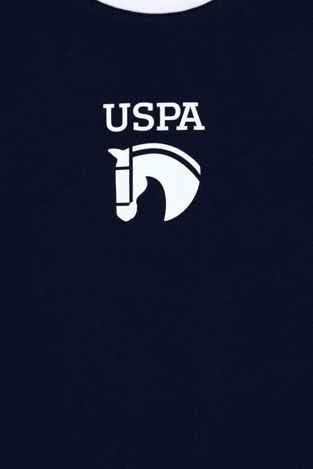 Erkek Çocuk Lacivert Bisiklet Yaka Oversize Tişört