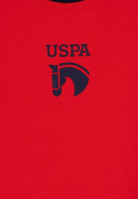 Erkek Çocuk Kırmızı Oversize Bisiklet Yaka Tişört - 50284817047