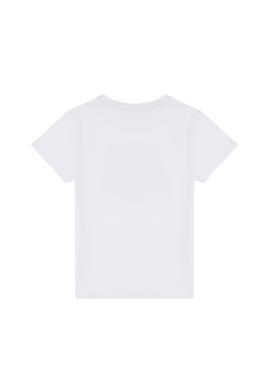 Erkek Çocuk Beyaz Bisiklet Yaka Tişört - 50288056008