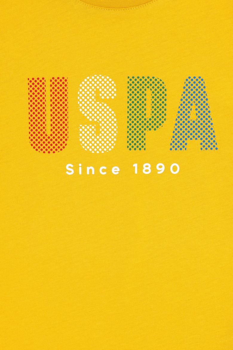 Erkek Çocuk Safran Bisiklet Yaka Tişört - 50288056031