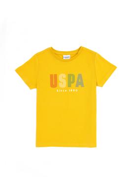 Erkek Çocuk Safran Bisiklet Yaka Tişört - 50288056031