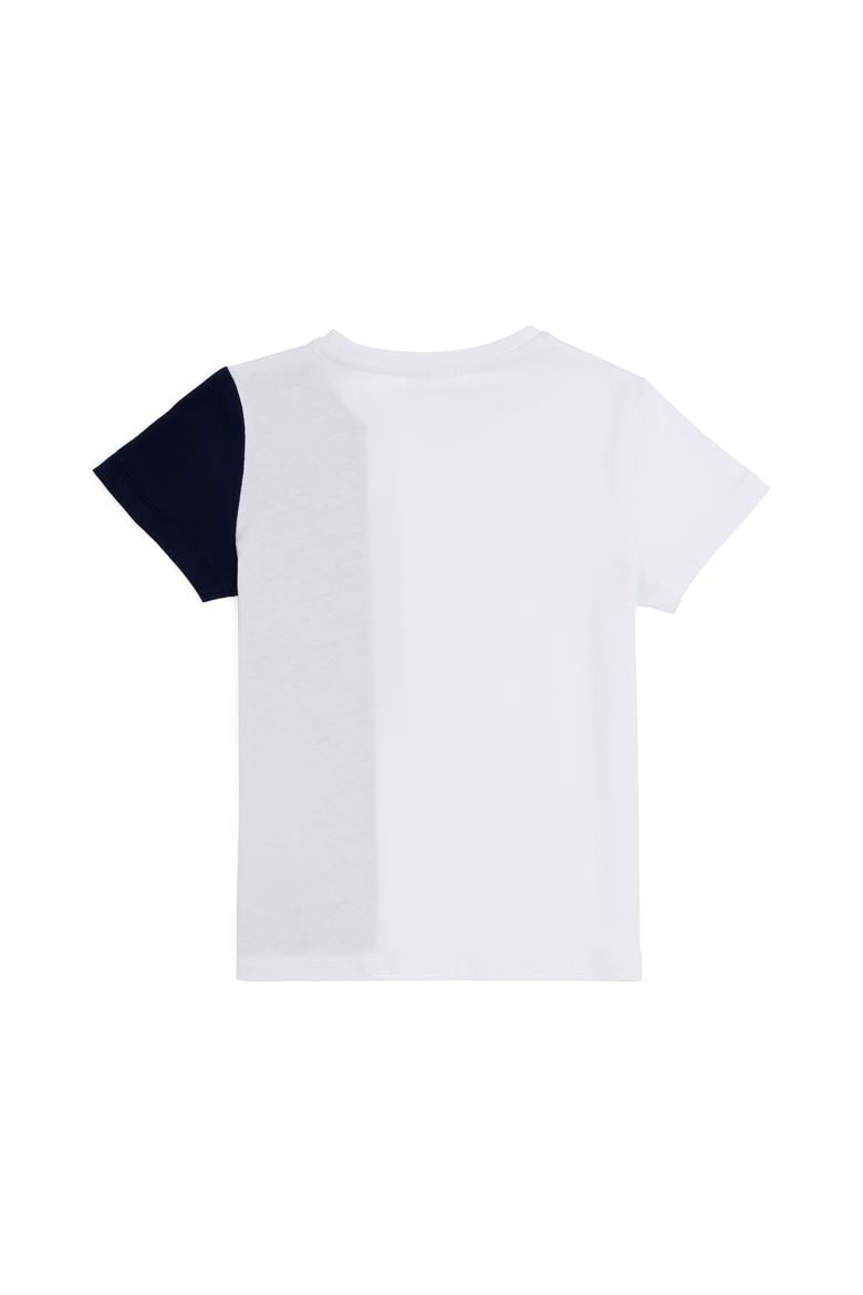 Erkek Çocuk Lacivert Bisiklet Yaka Tişört - 50284889040