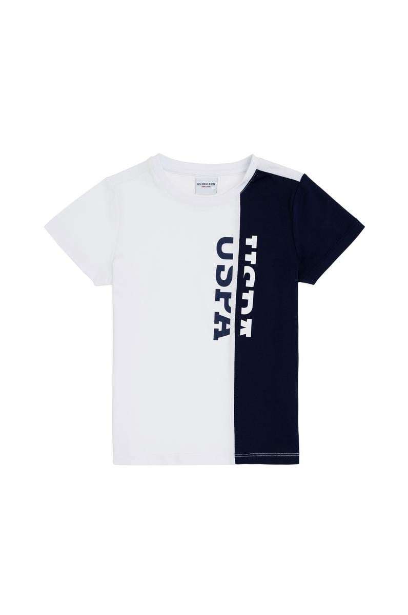 Erkek Çocuk Lacivert Bisiklet Yaka Tişört