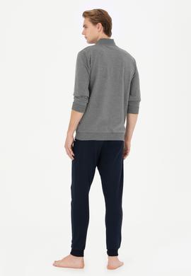 Erkek Antrasit Melanj Pijama Takımı - 50284683013