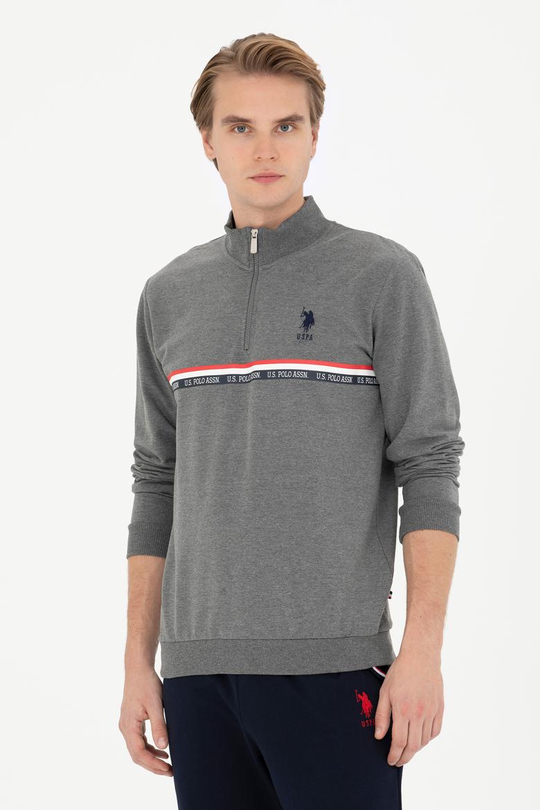 Erkek Antrasit Melanj Pijama Takımı - 50284683013