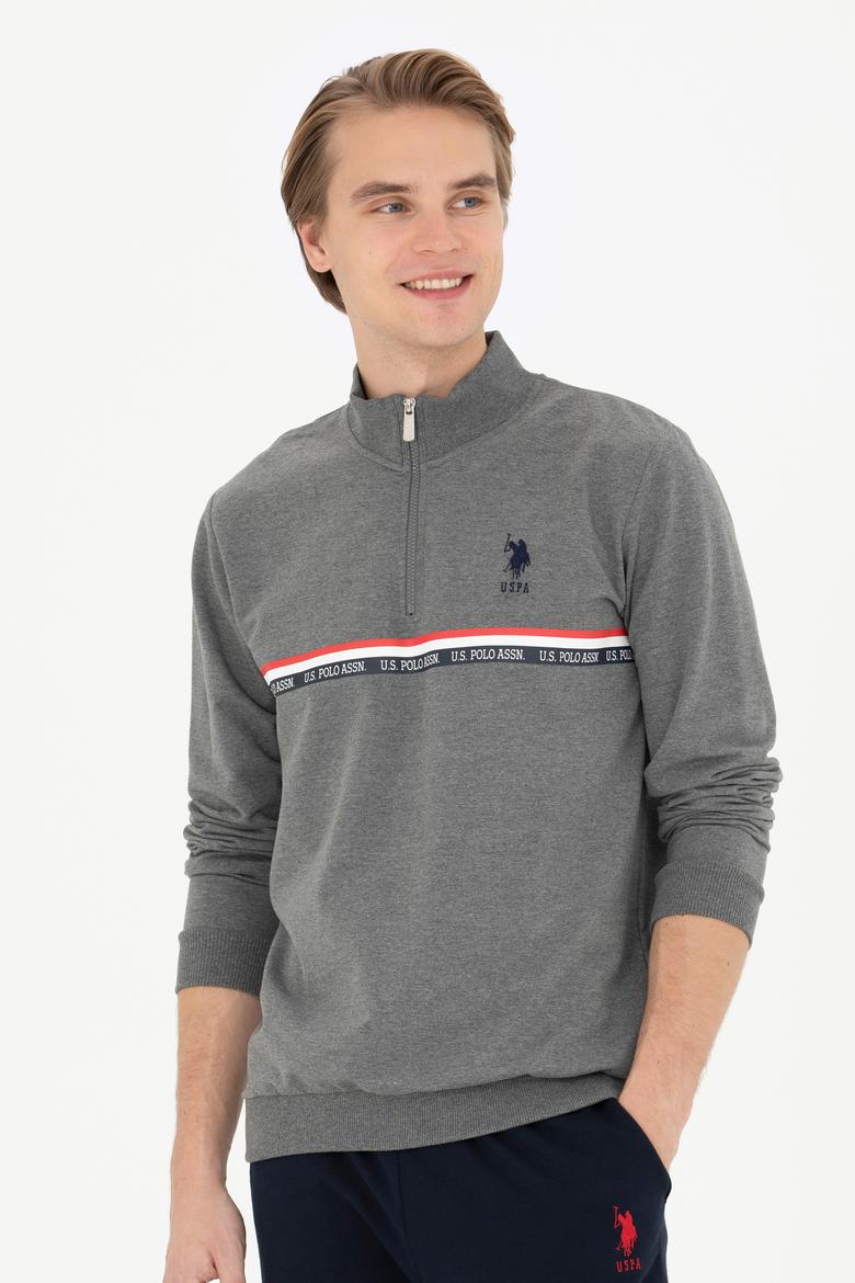 Erkek Antrasit Melanj Pijama Takımı - 50284683013