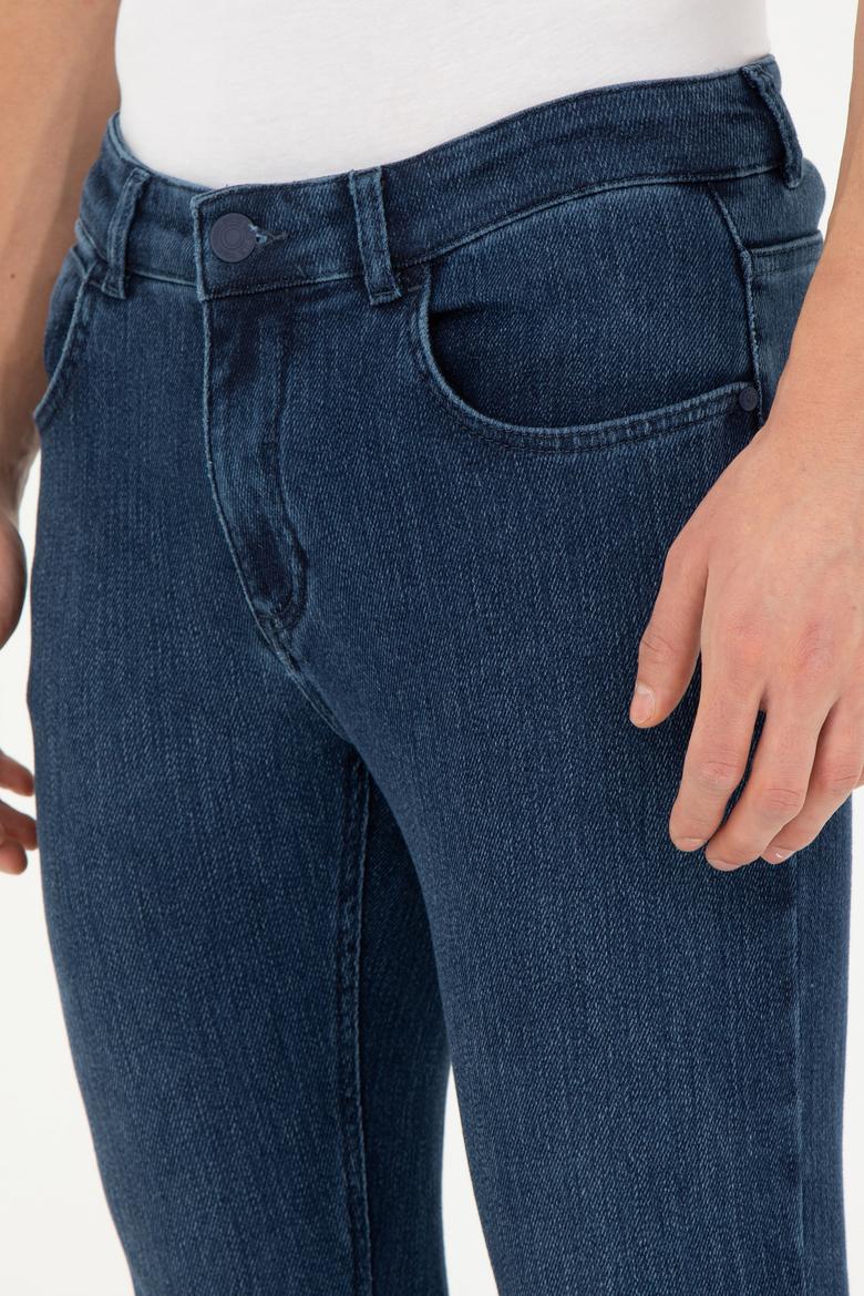 Erkek Mavi Jean Pantolon - 50253223123