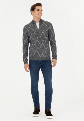 Erkek Mavi Jean Pantolon - 50253223123