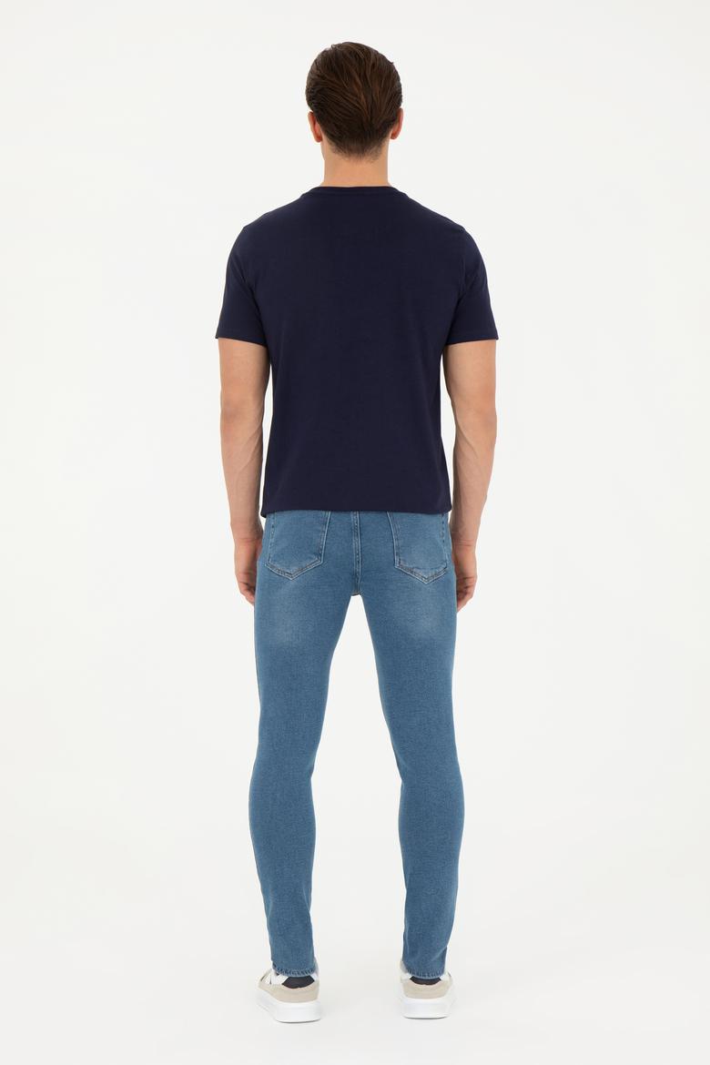 Erkek Mavi Jean Pantolon - 50260256032