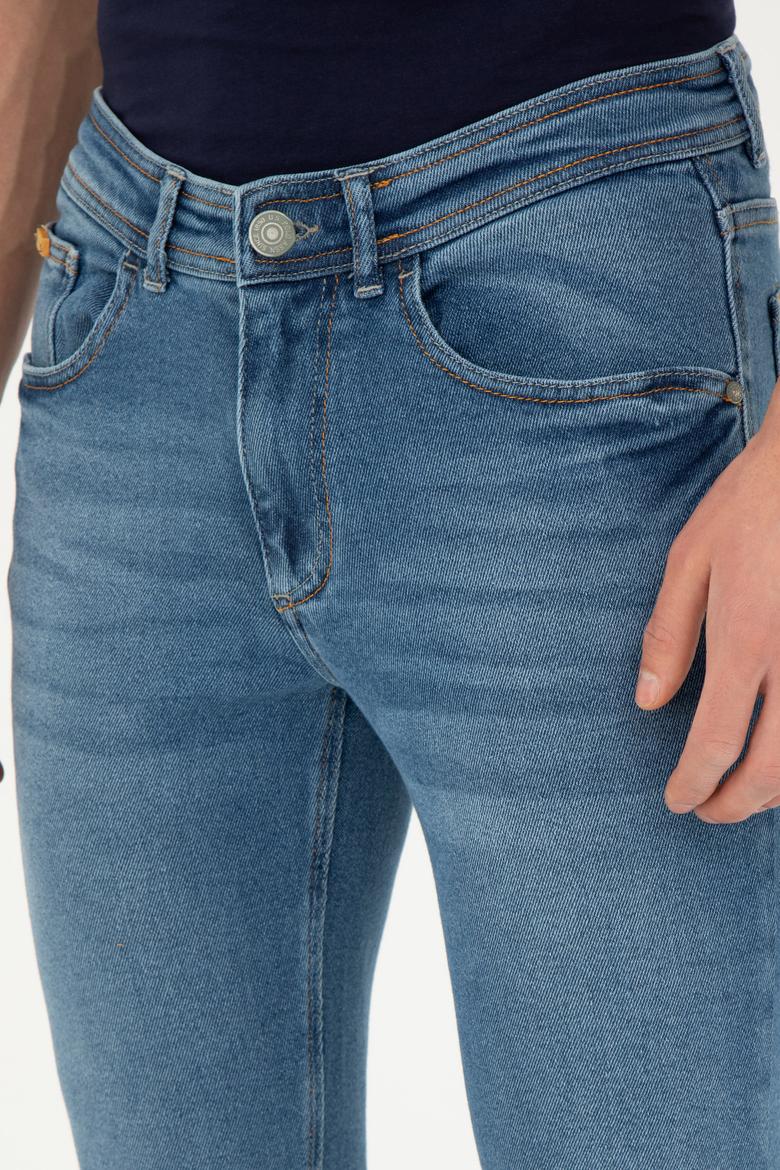 Erkek Mavi Jean Pantolon - 50260256032