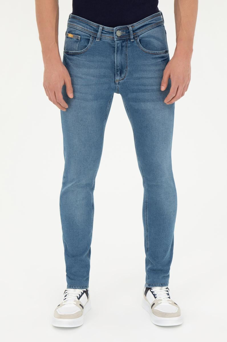 Erkek Mavi Jean Pantolon