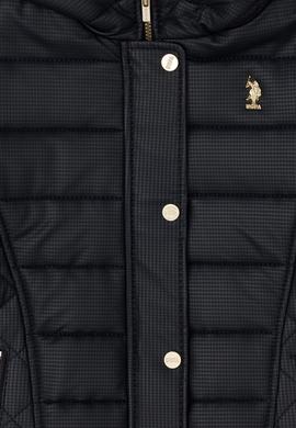 Kız Çocuk Lacivert Deri Ceket - 50243908020