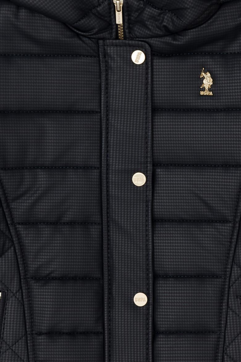 Kız Çocuk Lacivert Deri Ceket - 50243908020