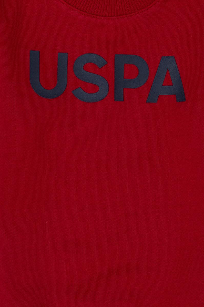 Erkek Bebek Kırmızı Basic Sweatshirt