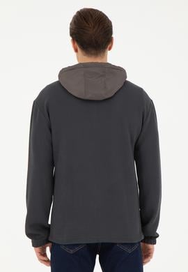 Erkek Antrasit Örme Hırka - 50270820026